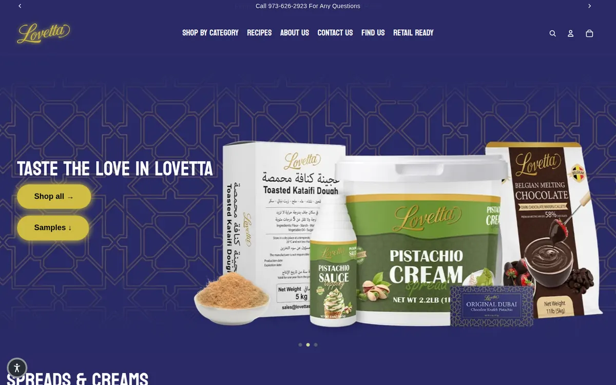 Lovetta online store